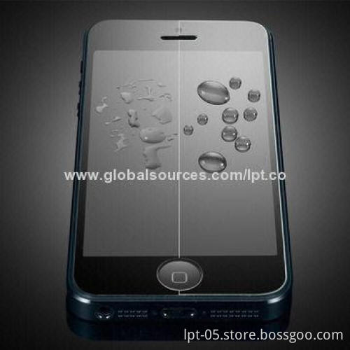 Hot 9H Tempered-glass Film for iPhone 5C/4S/4 with 0.26mm Thickness